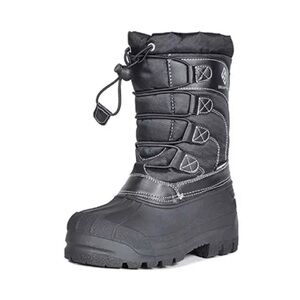 DREAM PAIRS Knorth Black Isulated Winter Boots